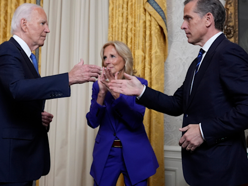 Joe Biden's Family, Including Wife Jill And Son Hunter, Joined Him For Oval Office Speech