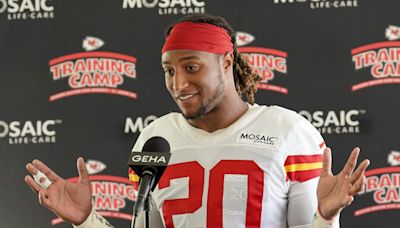 Justin Reid opened the Chiefs “ChampionsHaus” pop-up in Frankfurt, Germany