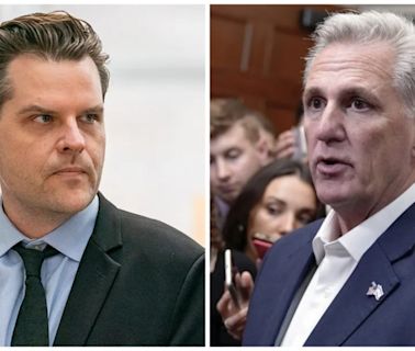 McCarthy calls Gaetz ‘Hunter Biden of the Republican Party,’ backs challenger