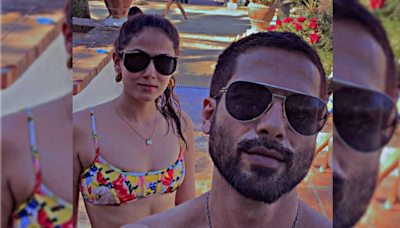 Shahid Kapoor-Mira Rajput slay couple goals in recent holiday snap; see pic