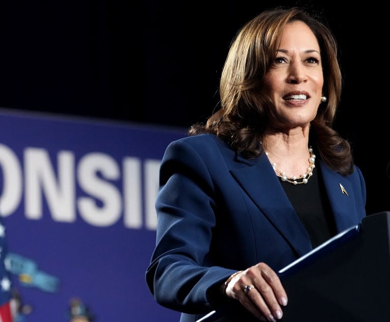 Big Law Lawyers Kick Off Legal Community Group to Support Kamala Harris | National Law Journal