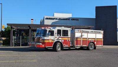 Ottawa firefighters put out washroom fire in Orleans Moxies