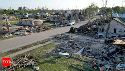 18 dead after deadly tornadoes hit central US; millions face severe weather threats - Times of India