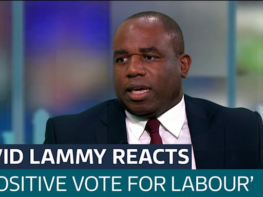 Shadow foreign secretary David Lammy: 'This is a positive vote for Starmer' - Latest From ITV News