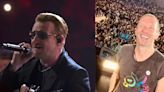 Bono, do U2, diz que Coldplay não é uma banda de rock: ‘Espero que isso seja óbvio’