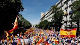 El PP volvió a convocar a miles de personas en Madrid contra Pedro Sánchez y la amnistía que se convertirá en ley el jueves