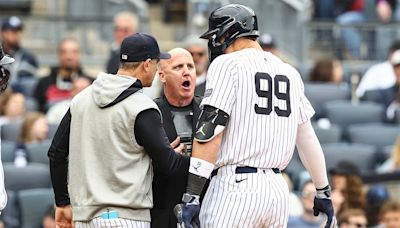 Yankees' Aaron Judge gets ejected for first time in career after 'bulls--t' call