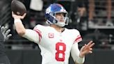 Giants' Daniel Jones participates in seven-on-seven drills on first day of OTAs