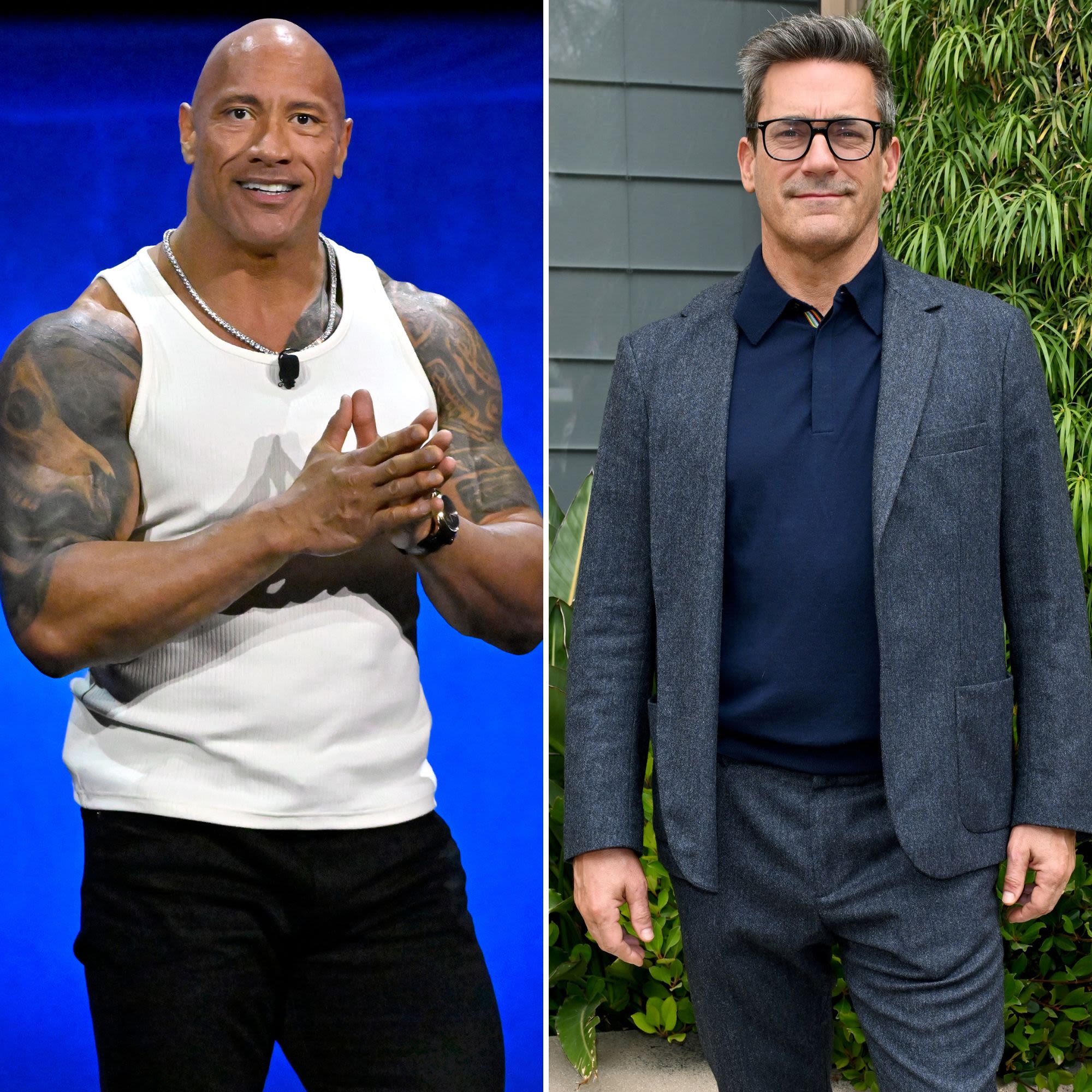 Inside Dwayne Johnson and Jon Hamm’s Budding Bromance: Friends ‘Would Love to See Them Team Up’