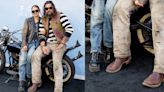 Jason Momoa and Daughter Lola Iolani Momoa Bring Edge to ‘The Bikeriders’ Premiere in Leather Boots