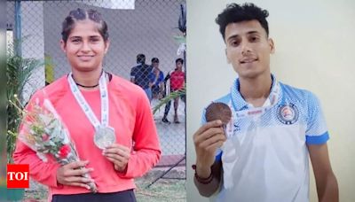 Young Rajasthan athletes Muskaan, Gajendra Singh win medals at 19th National Youth Championship | More sports News - Times of India