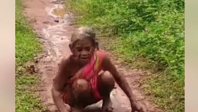 70-year-old woman crawls 2km to collect pension in Odisha's Keonjhar - OrissaPOST