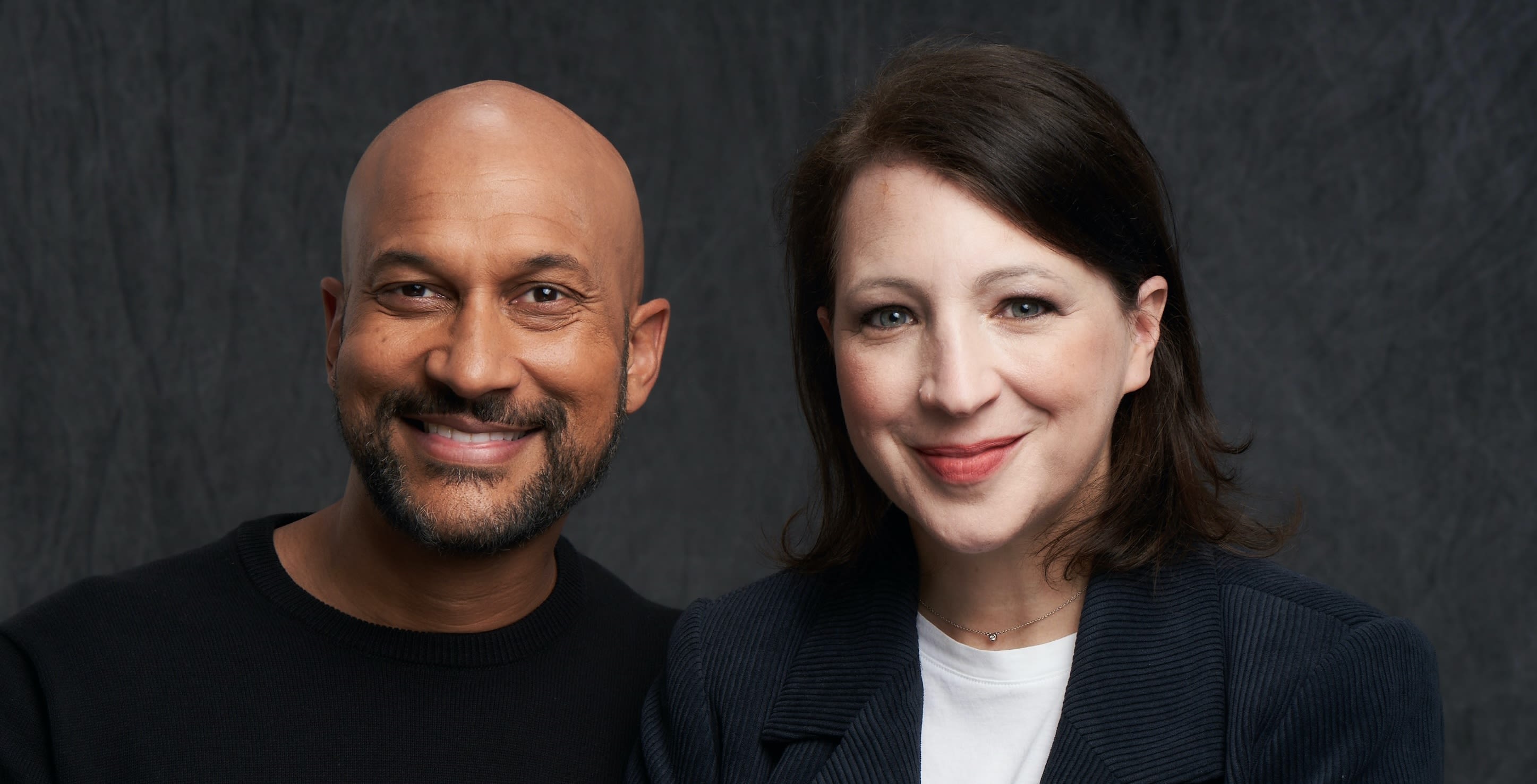 Keegan-Michael Key, Elle Key & Their Bigger Picture Media Group Banner Sign With CAA