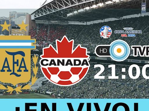 TV Pública EN VIVO hoy - dónde mirar partido Argentina vs. Canadá por Canal 7 Online y YouTube