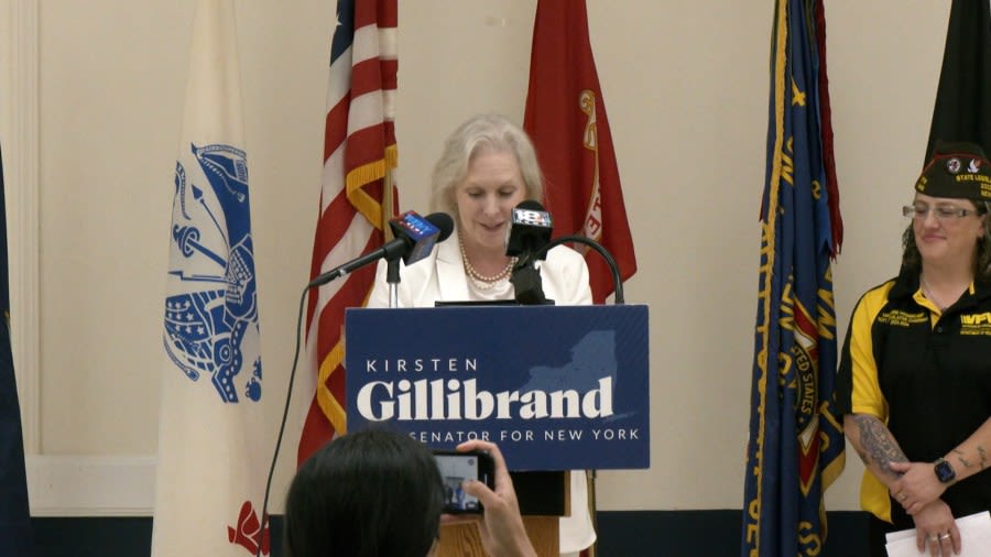 Senator Kirsten Gillibrand announces bill to help veterans and military with brain injuries