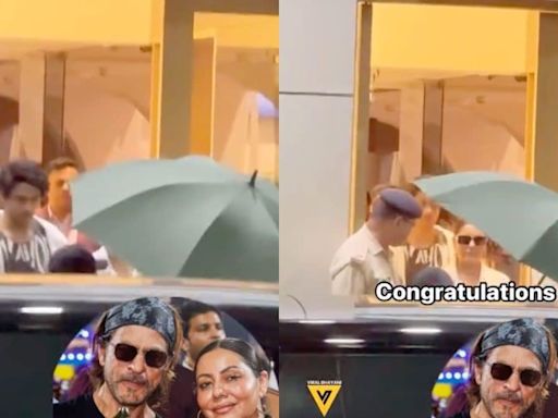 SRK Avoids Posing at Airport Despite KKR's IPL Win; Paps Scream 'Ek Pic, Ab Toh Jeet Gaye' | Watch - News18