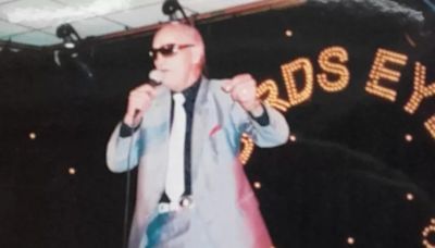 Tributes to 'local hero' singer who performed for thousands of people for most of his life until the day before his passing