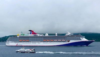 Cruise ship Carnival Legend docks in Greenock as first of three visits this week