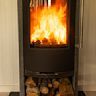 These stoves burn compressed wood pellets, which are made from sawdust and other wood waste materials. They are popular for their convenience and ease of use, as well as their high heating efficiency and low emissions.