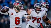 Baker Mayfield focused on defeating Eagles in playoffs, not his future with Buccaneers