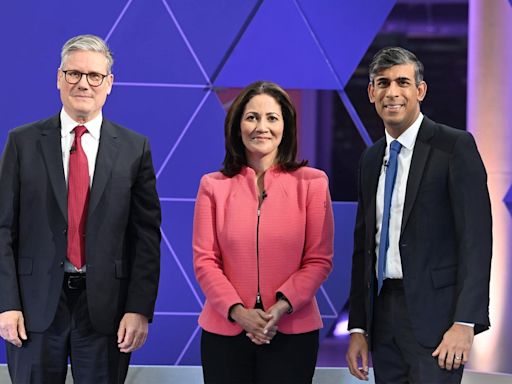 Sunak laughs as BBC debate host reminds Starmer of his previous support for Corbyn