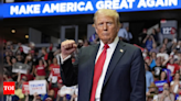 Trump mocks Democrats, compares Pelosi to a dog at first rally since assassination attempt - Times of India