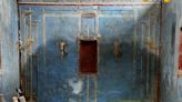Descubren una misteriosa sala azul en Pompeya que sobrevivió intacta a la erupción del Vesubio