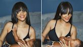 Pregnant Rihanna Breastfeeds Son RZA, 1, in New Savage X Fenty Maternity Underwear