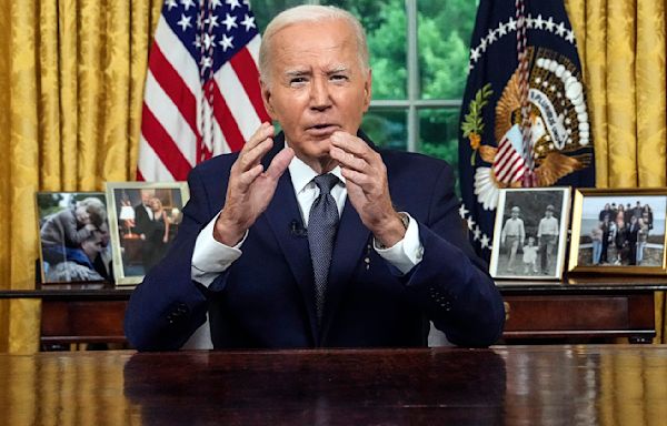 From Oval Office, Biden forcefully condemns political violence, attempted Trump assassination