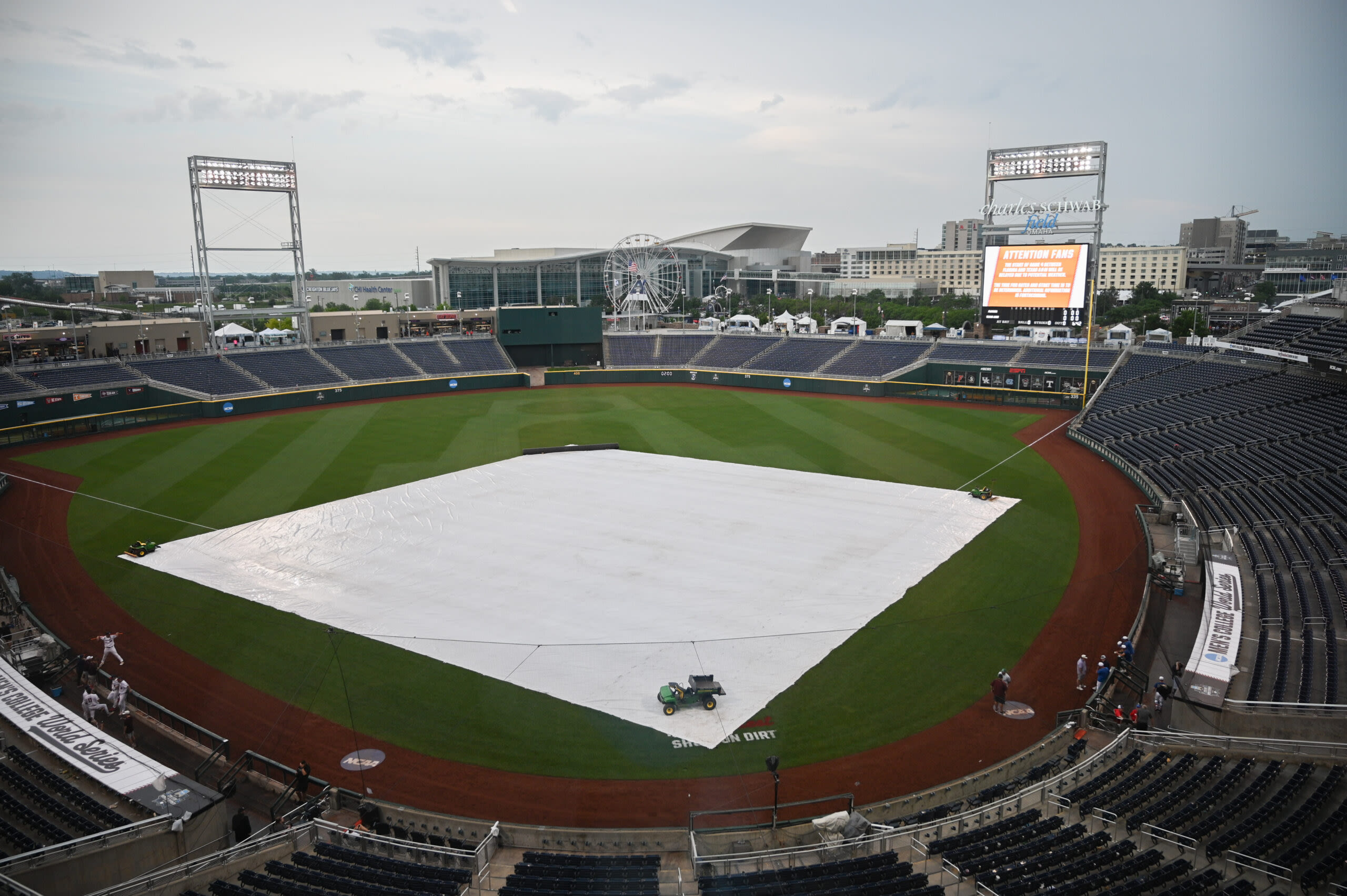 Florida’s College World Series matchup with Kentucky postponed