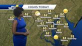 Mostly sunny, pleasant Friday with cloudy and cooler Saturday