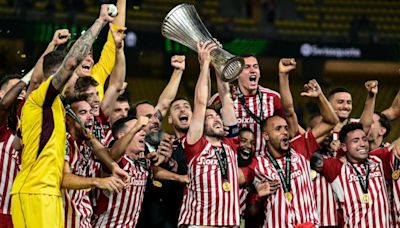 Olympiacos win 2023-24 UEFA Conference League final in dramatic extra time against Fiorentina