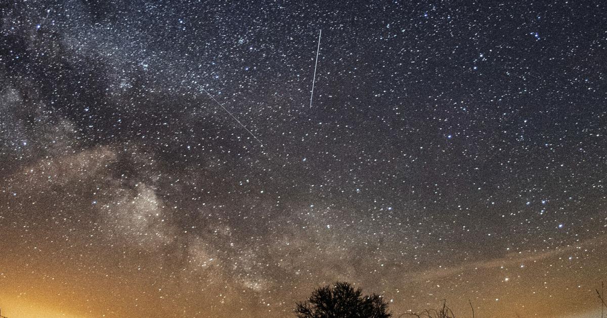 Two meteor showers will flash across the sky around the same time