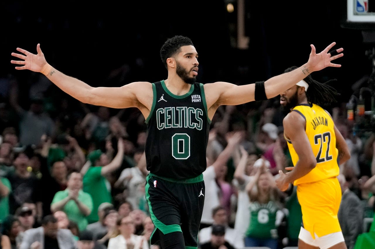 Celtics star Jayson Tatum reacts to third straight All-NBA nod