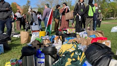 Three Pro-Palestine protestors arrested at demonstration on Ohio State's South Oval