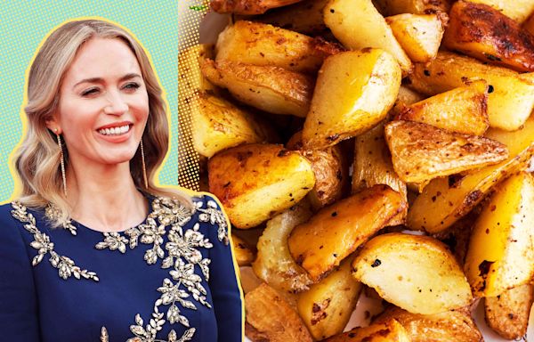 Emily Blunt’s 3-Ingredient Roasted Potatoes Are a Thing of Wonder