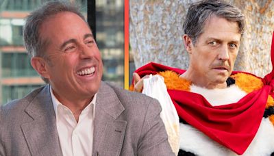 Jerry Seinfeld Shares What He and Hugh Grant Would Jokingly Fight About on the Set of 'Unfrosted' (Exclusive)