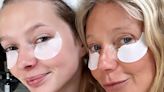 Gwyneth Paltrow and Daughter Apple Twin While 'Cooking with Eye Masks' on in Sweet Photo