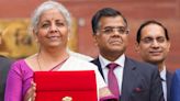 Finance Minister Nirmala Sitharaman again takes tablet in red pouch to present paperless Budget