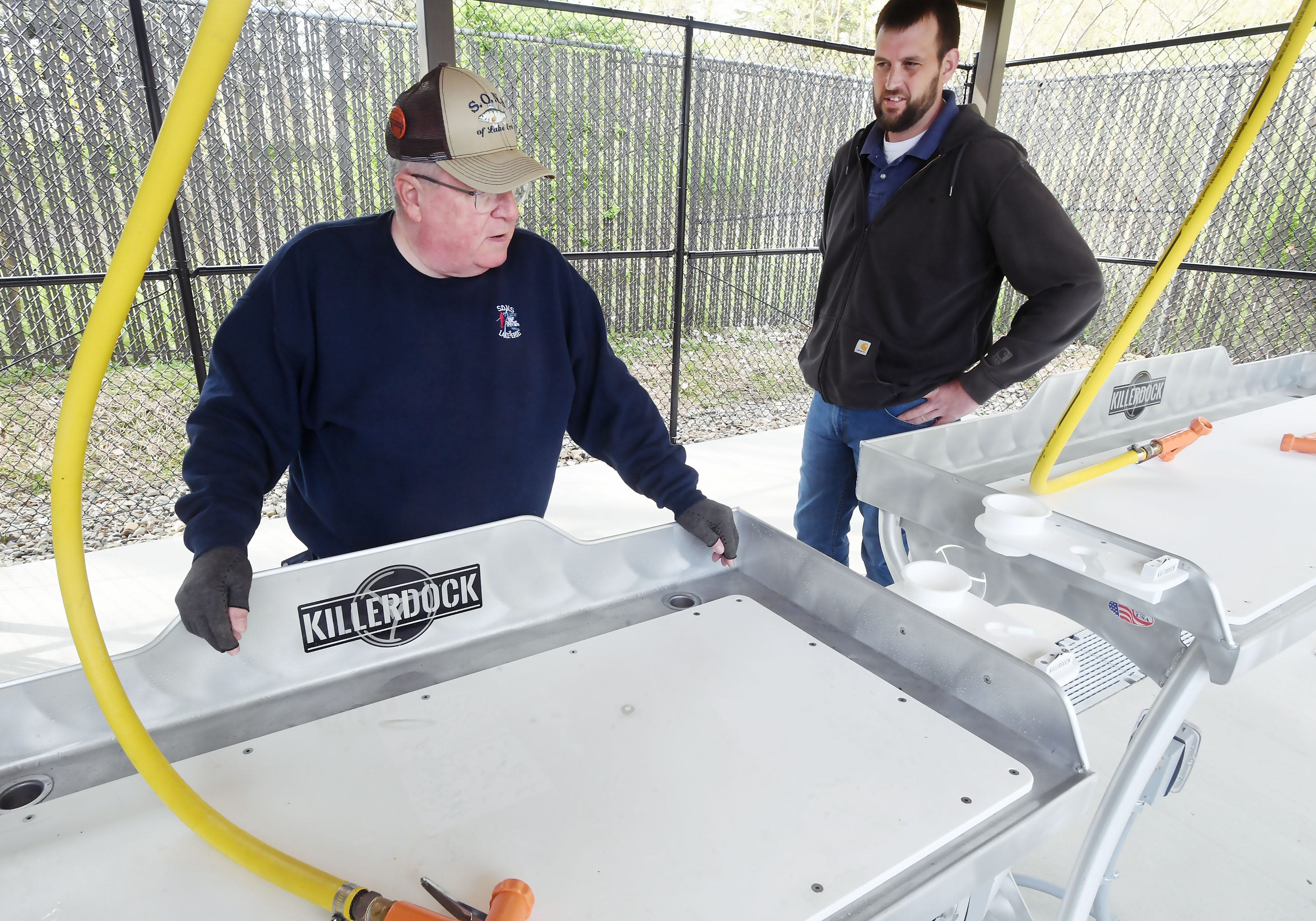 Going fishing in Lake Erie? New fish cleaning station open at Lampe Marina in east Erie