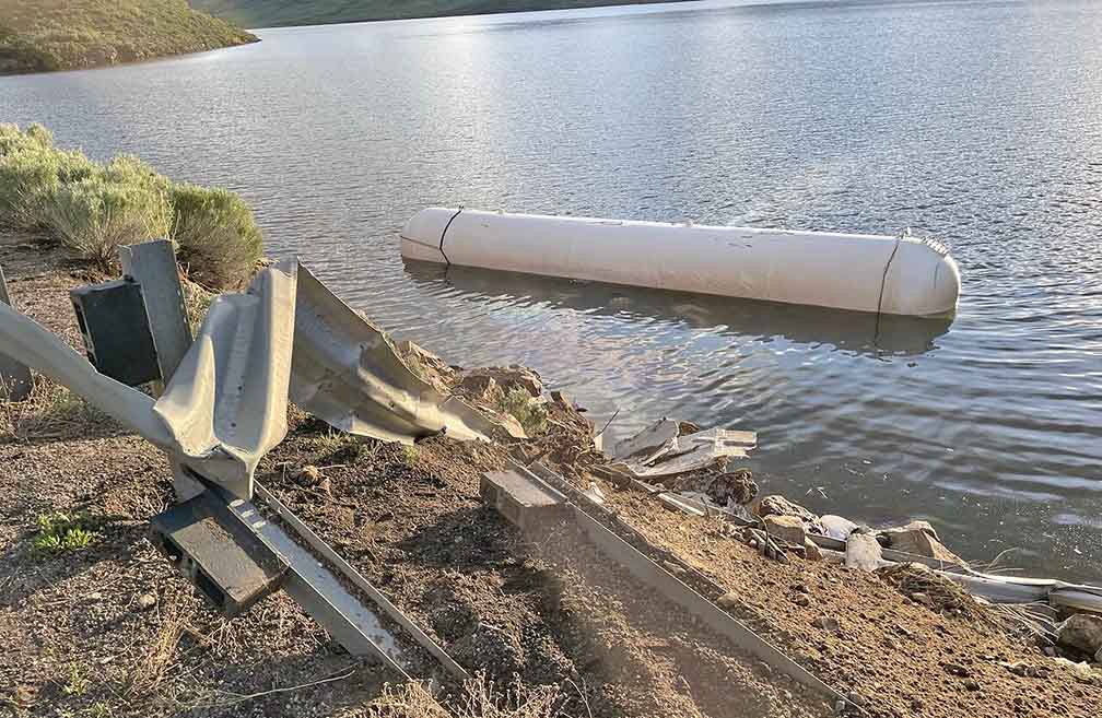 Trucker missing after rig plunges into Utah reservoir - TheTrucker.com