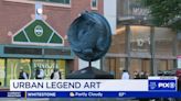 Watch: New York sculpture pays tribute to sewer gator legend