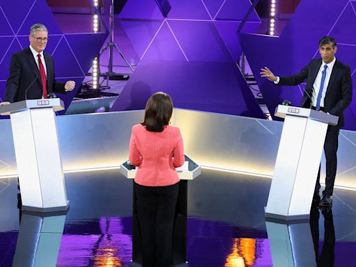 General election live: Sunak and Starmer clash in angry BBC debate as poll says Reform set to win 18 seats