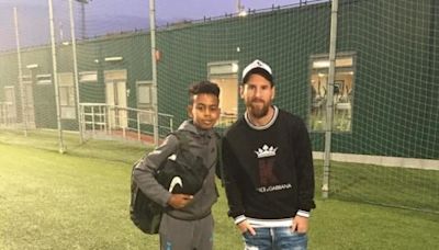 La foto viral que muestra la bendición de Messi a un crack español