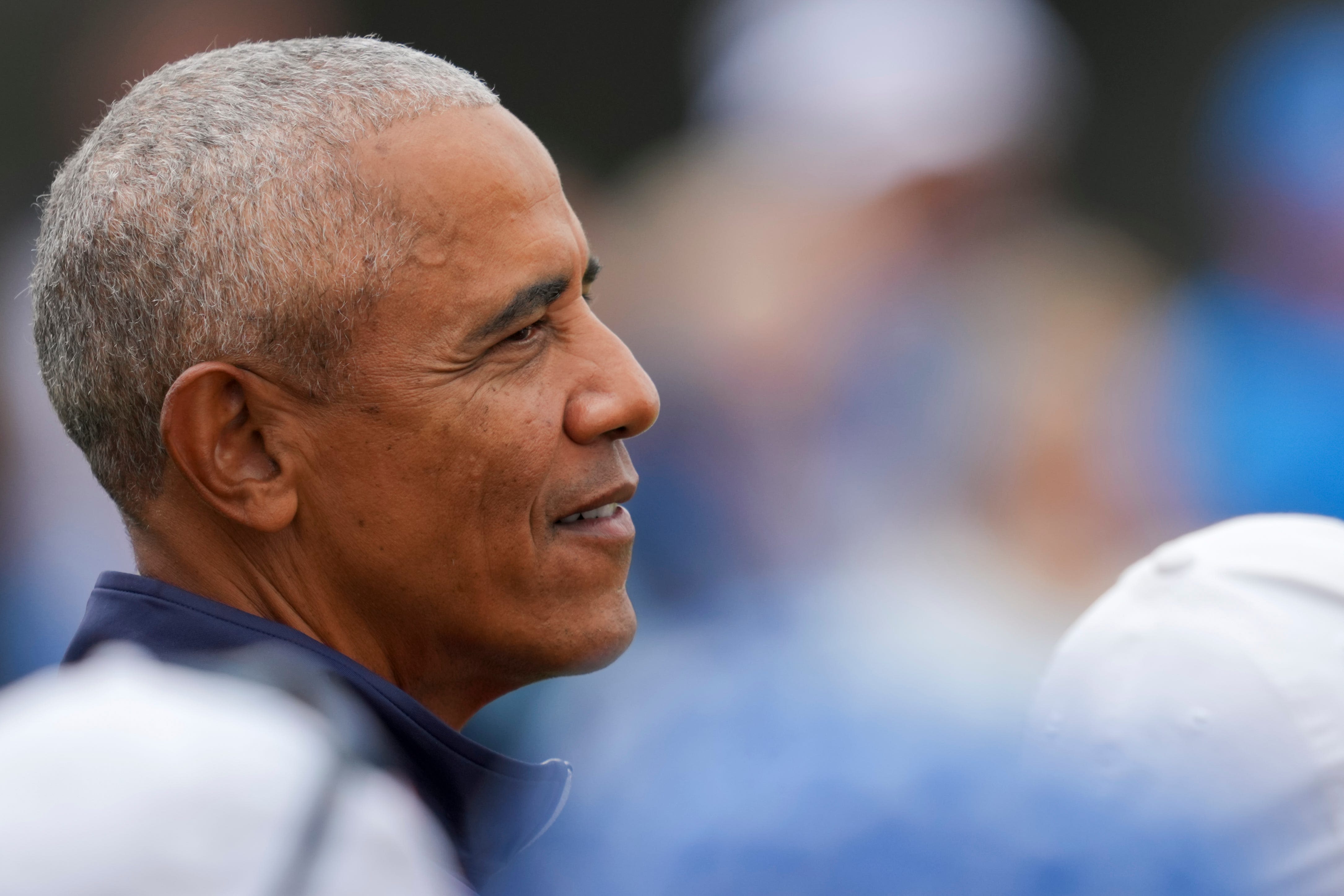 Former President Barack Obama surprises Team USA at Solheim Cup