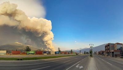 Fast-moving wildfire in the Canadian Rockies ravages the picturesque resort town of Jasper