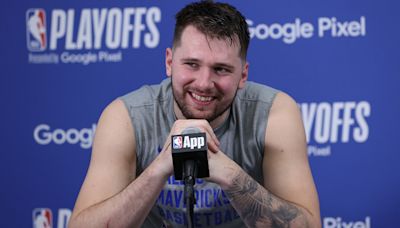 Luka Doncic press conference interrupted with lewd noises after Mavericks Game 2 win: 'I hope that’s not live'