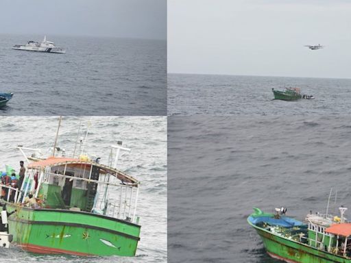 Kerala: Indian Coast Guard Executes Successful Rescue Operation For Stranded Fishing Boat Amidst Heavy Rains Off Ponani Coast
