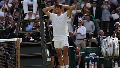 Carlos Alcaraz se adueñó de una marca que solo Roger Federer había logrado durante la Era Abierta