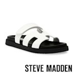 STEVE MADDEN-MAYVEN-CN 魔鬼氈休閒H涼拖鞋-白色